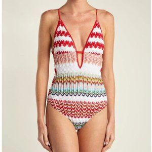 Missoni Mare Zigzag Crochet Swimsuit